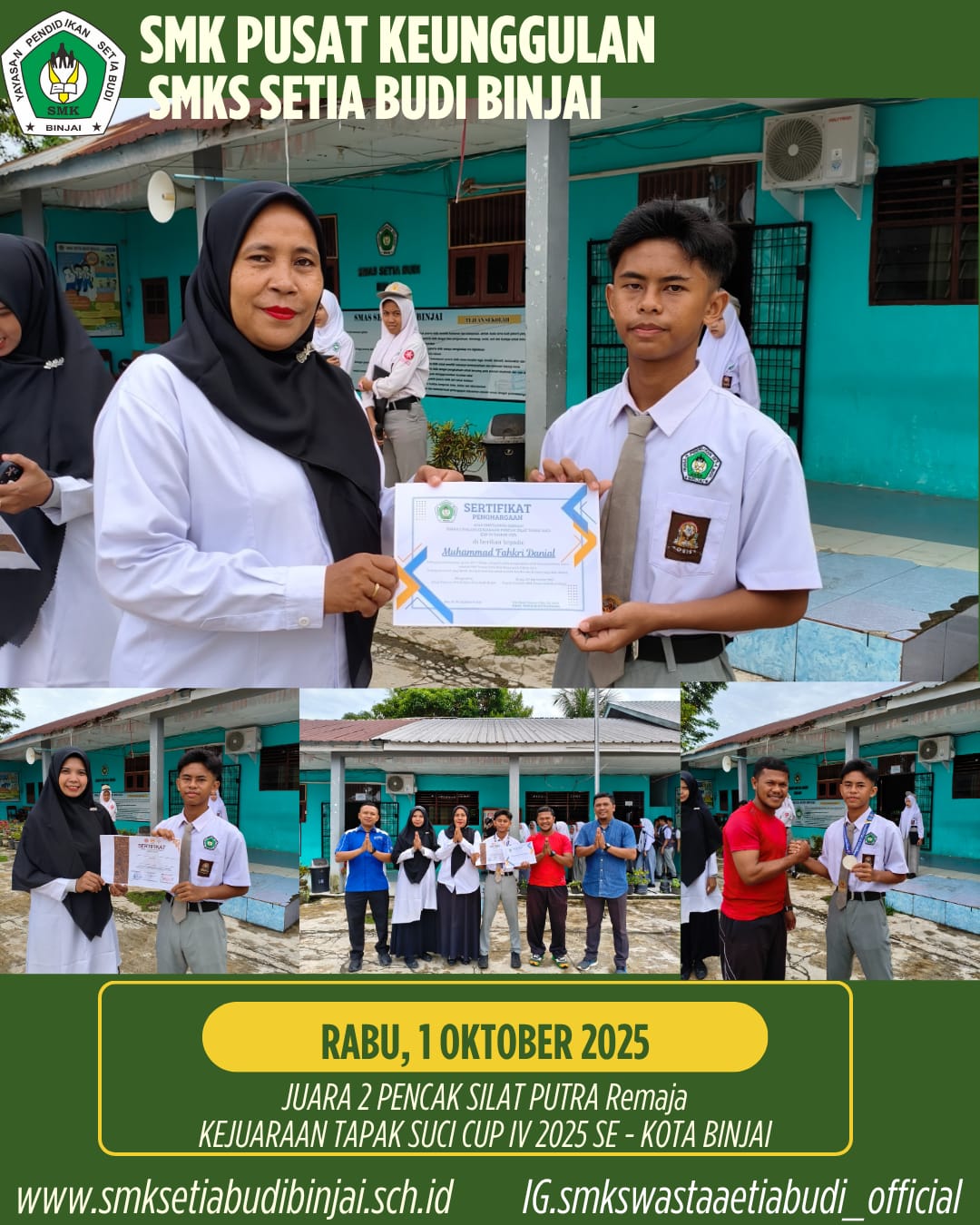 JUARA 2 PENCAK SILAT PUTRA